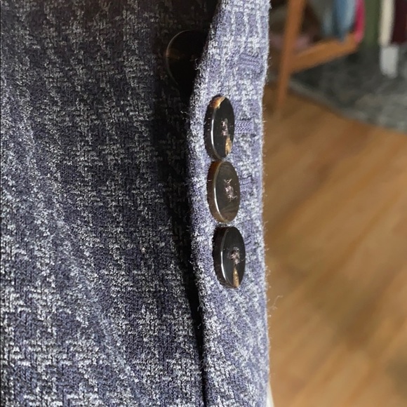 Theory pattern button down blazer - Picture 5 of 5